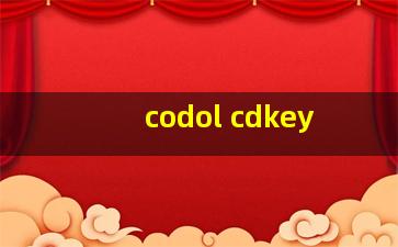 codol cdkey